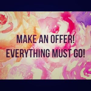 Trying to get rid of everything! Make me an offer!